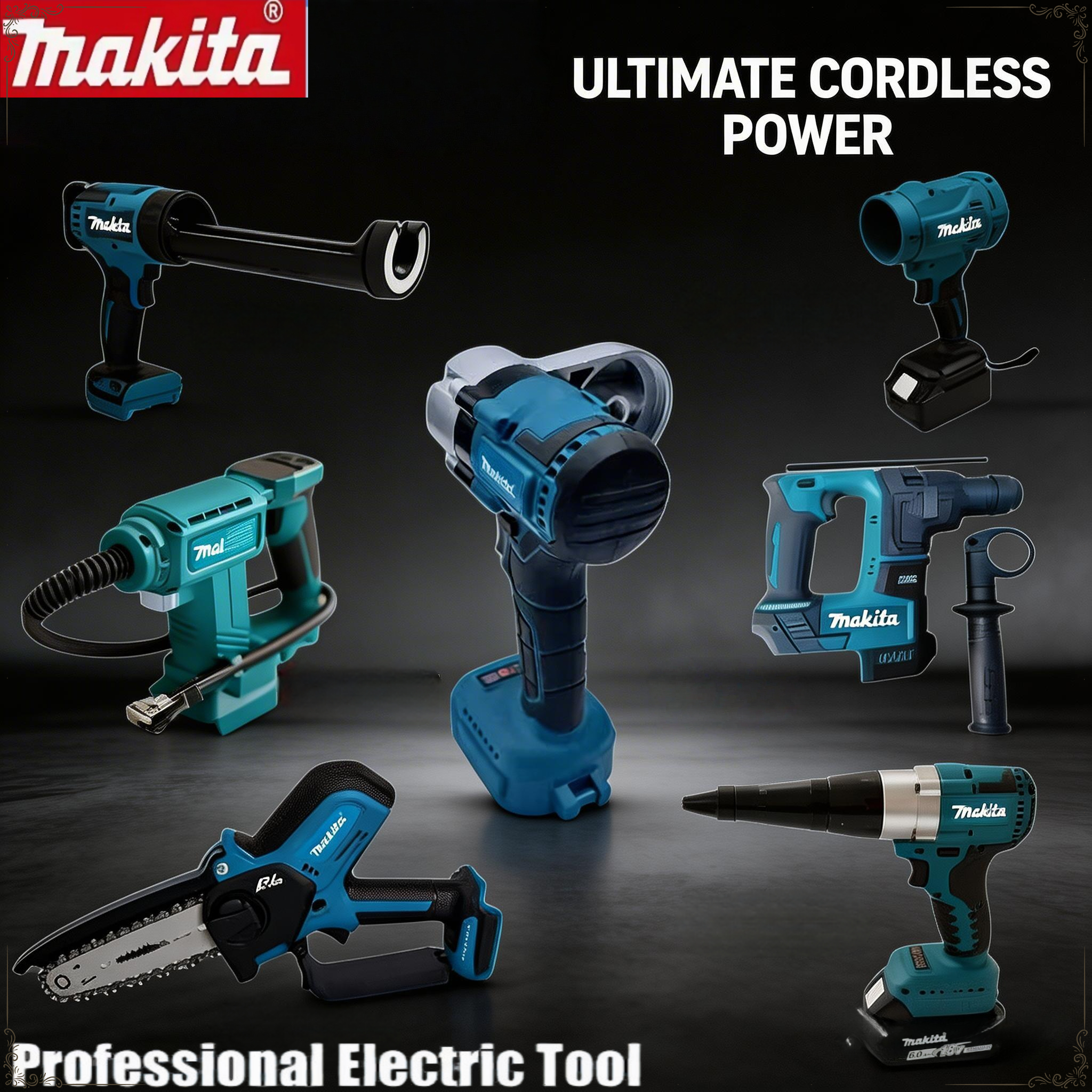 Combo Power Tools - 2026Makita Multifunction Power Tool Combo Brushless