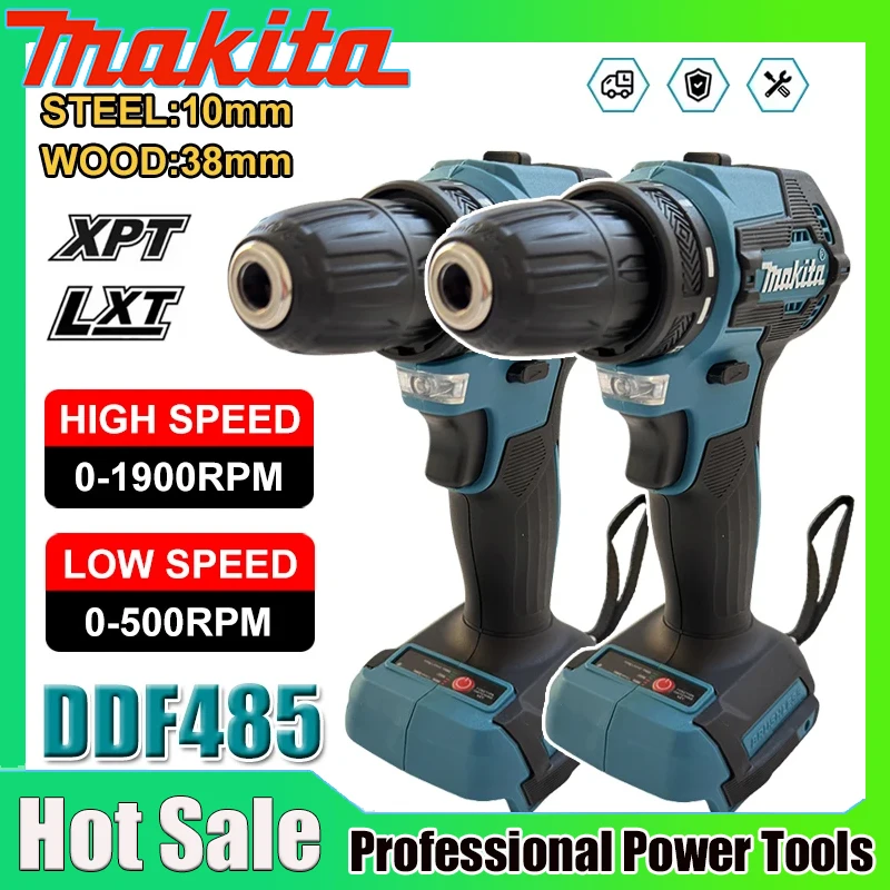 Power Tools Hammer - Makita DDF485 Compact Cordless Hammer Drill
