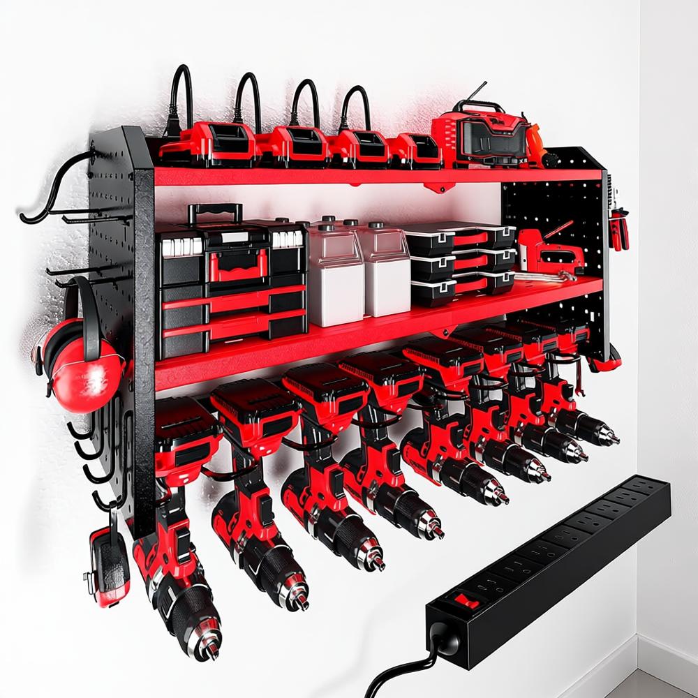 Power Tools Toolstation - Power Tool Organizer with Charging Station,