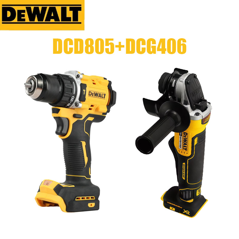 Combo Power Tools - DEWALT DCG406 Cordless Angle Grinder and