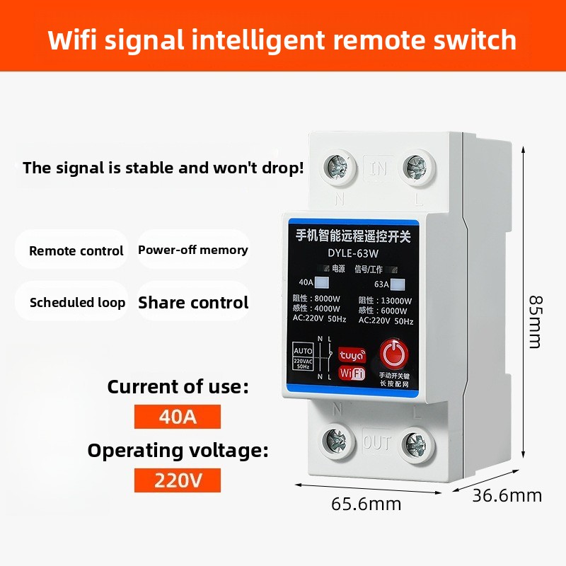 40A WiFi Smart Remote Control  - Power Tools App recensione e prezzo