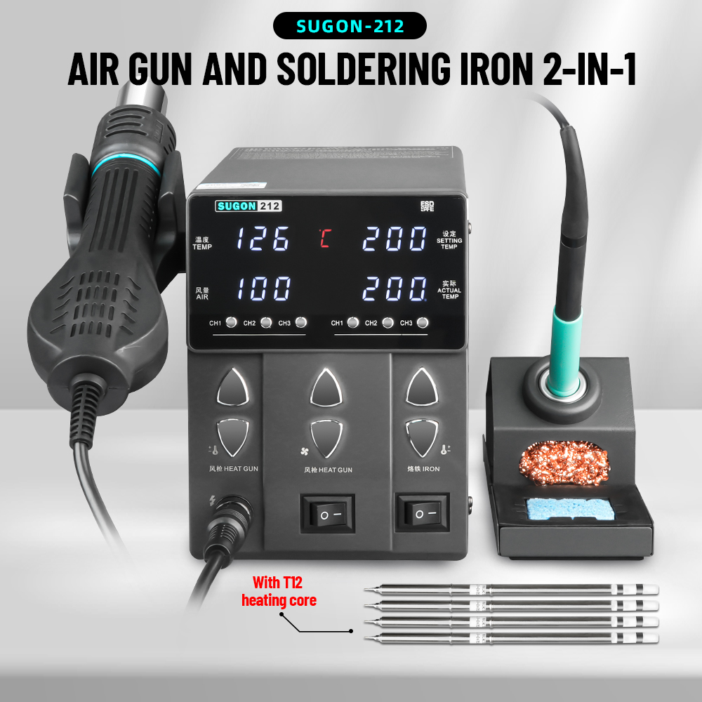 SUGON 212 760W 2-in-1 Solderin - Power Tools Toolstation recensione e prezzo
