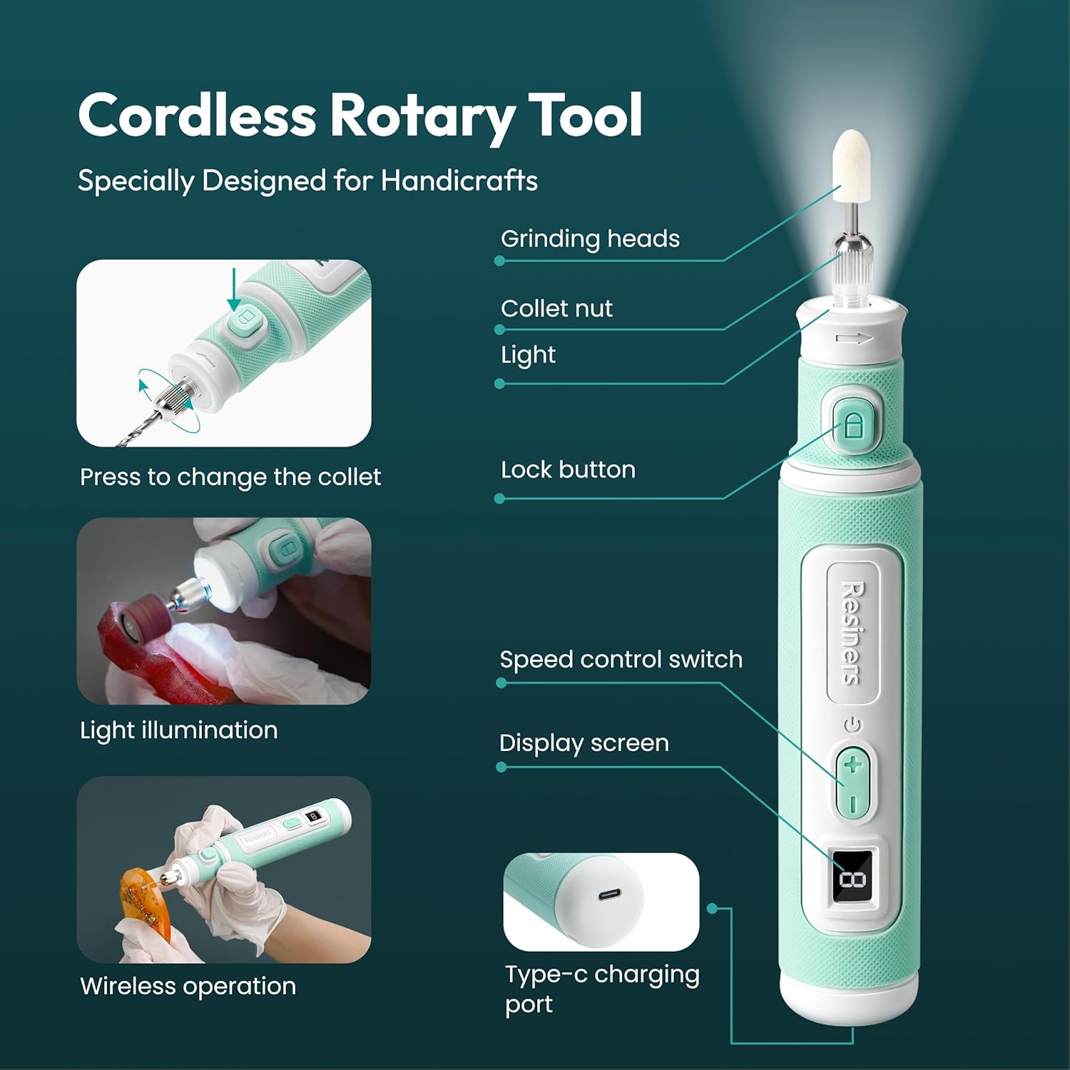Cordless Rotary Tool Kit, Resi - Rotary Tool Kit recensione e prezzo