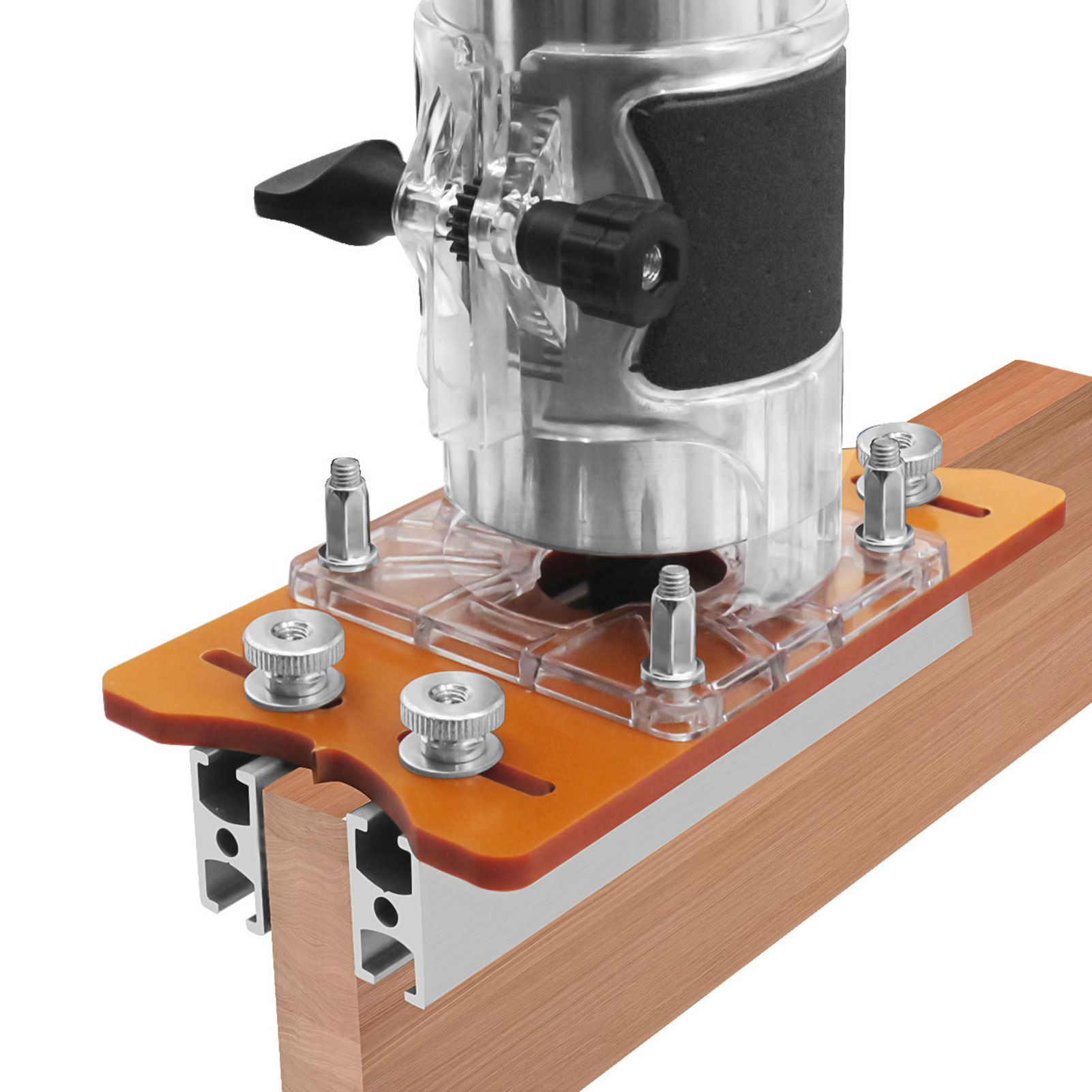 2 in 1 Wood Router Base Alumin - Router Trim Base recensione e prezzo