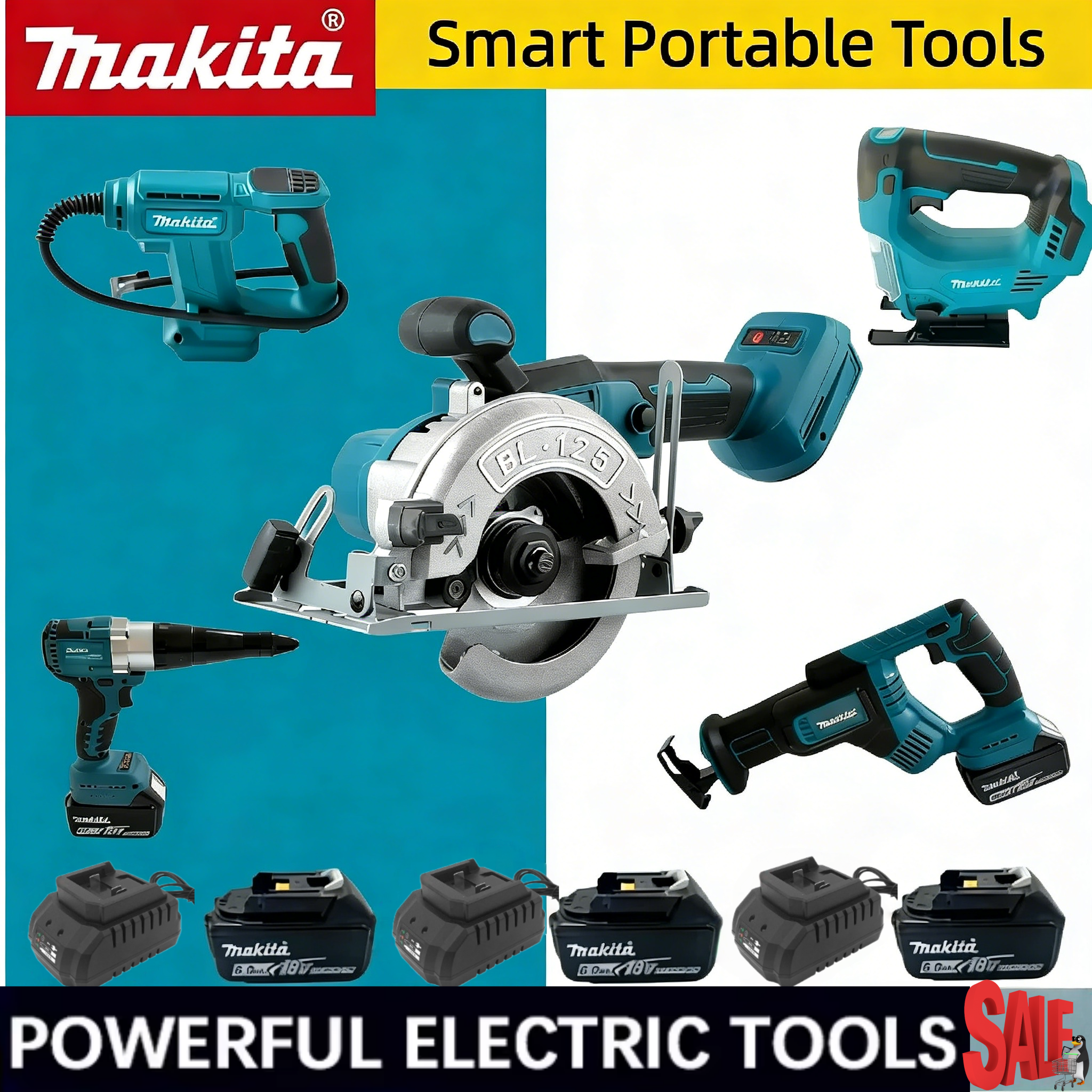 Makita Cordless 18V Power Tool - Combo Power Tools recensione e prezzo