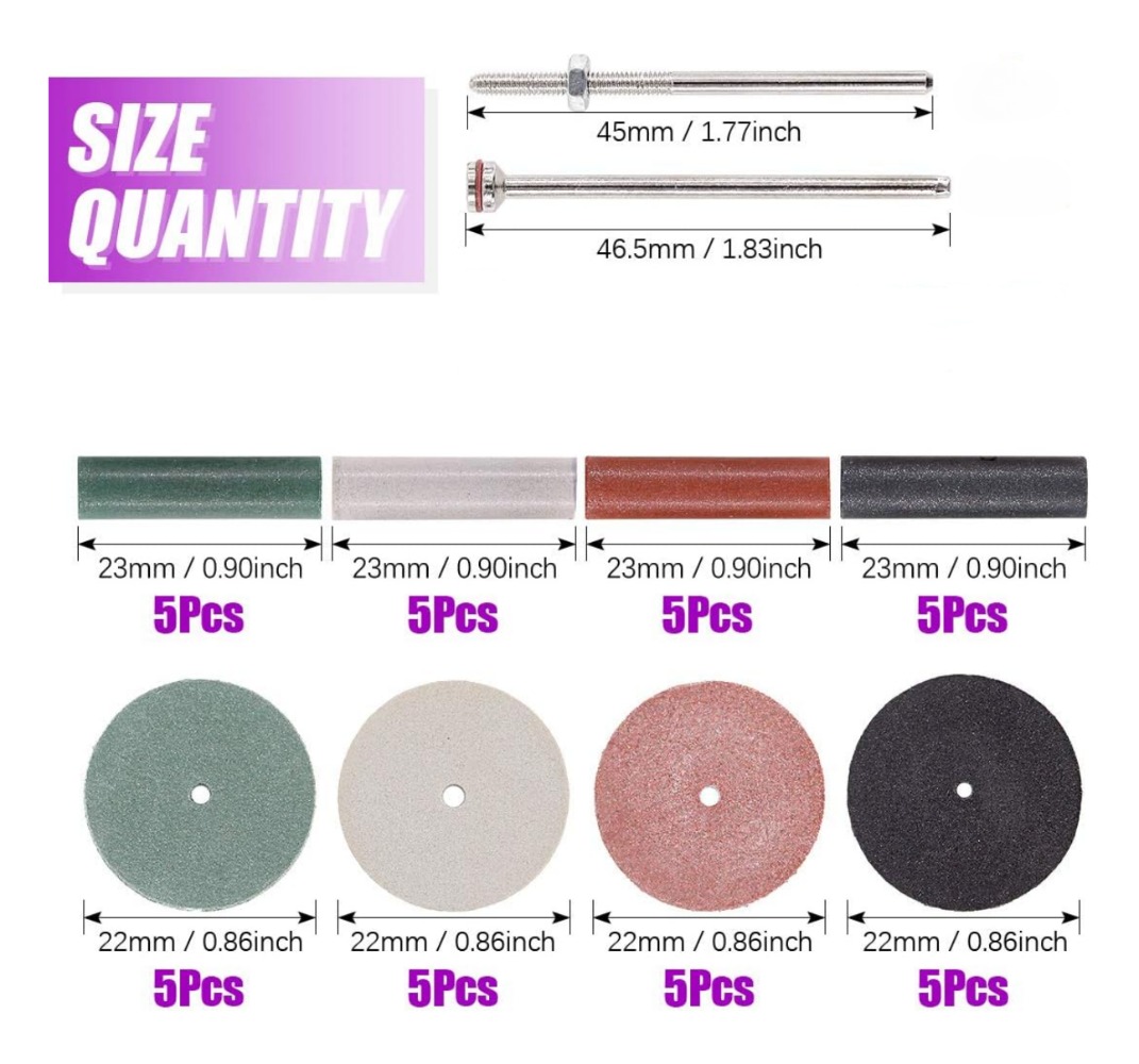 42Pcs Polishing Wheels Kit 40P - Rotary Tool Kit recensione e prezzo