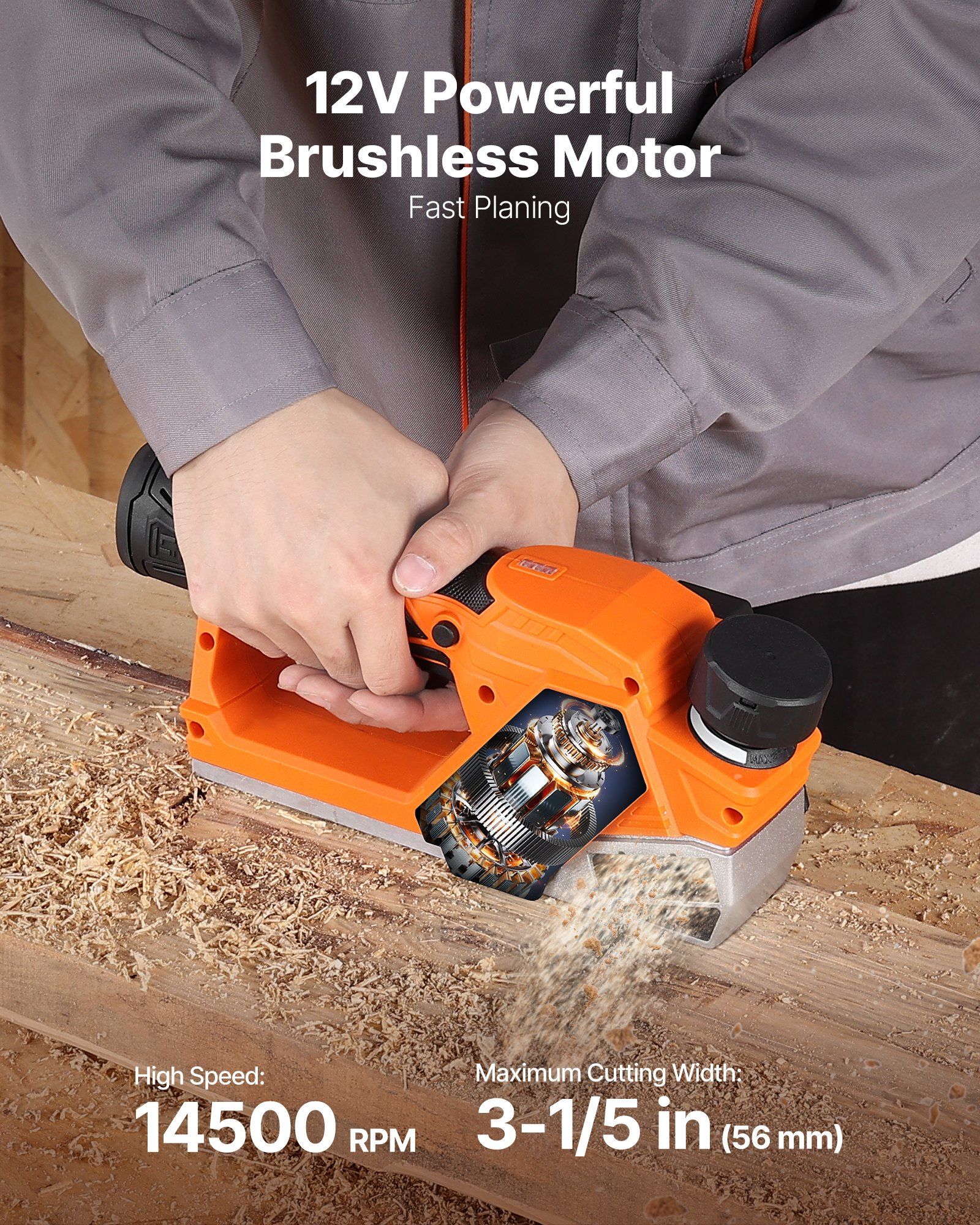 Cordless Handheld Planer, 2-1/ - Planer Handheld Electric recensione e prezzo