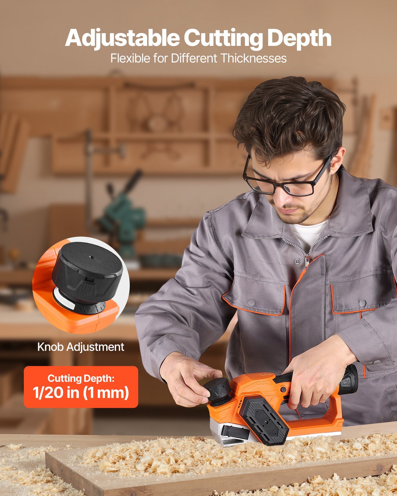 Cordless Handheld Planer, 2-1/ - Planer Handheld Electric recensione e prezzo
