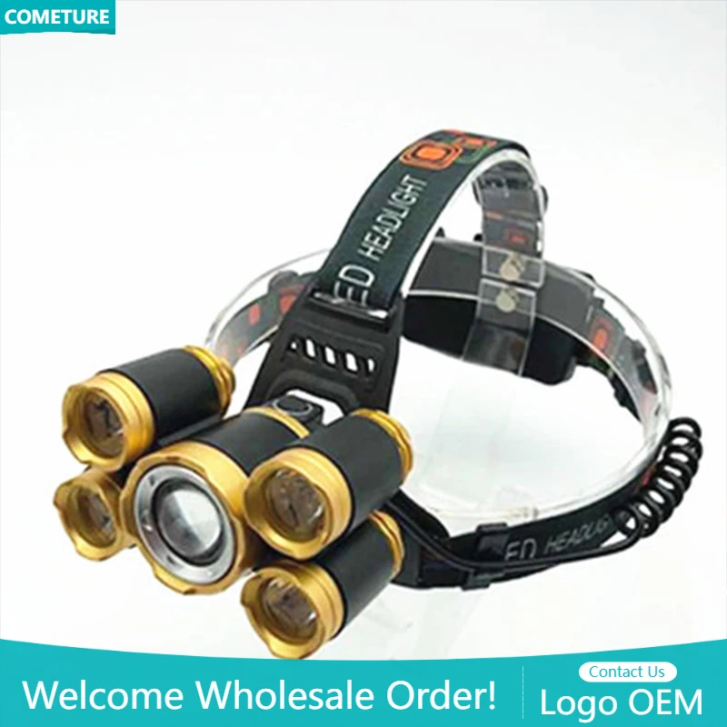 5LED T6 Head Lamp Zoom Flashli - Power Tools Zoom recensione e prezzo