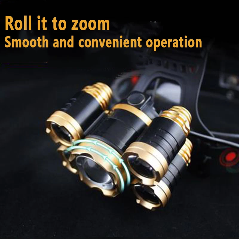 5LED T6 Head Lamp Zoom Flashli - Power Tools Zoom recensione e prezzo