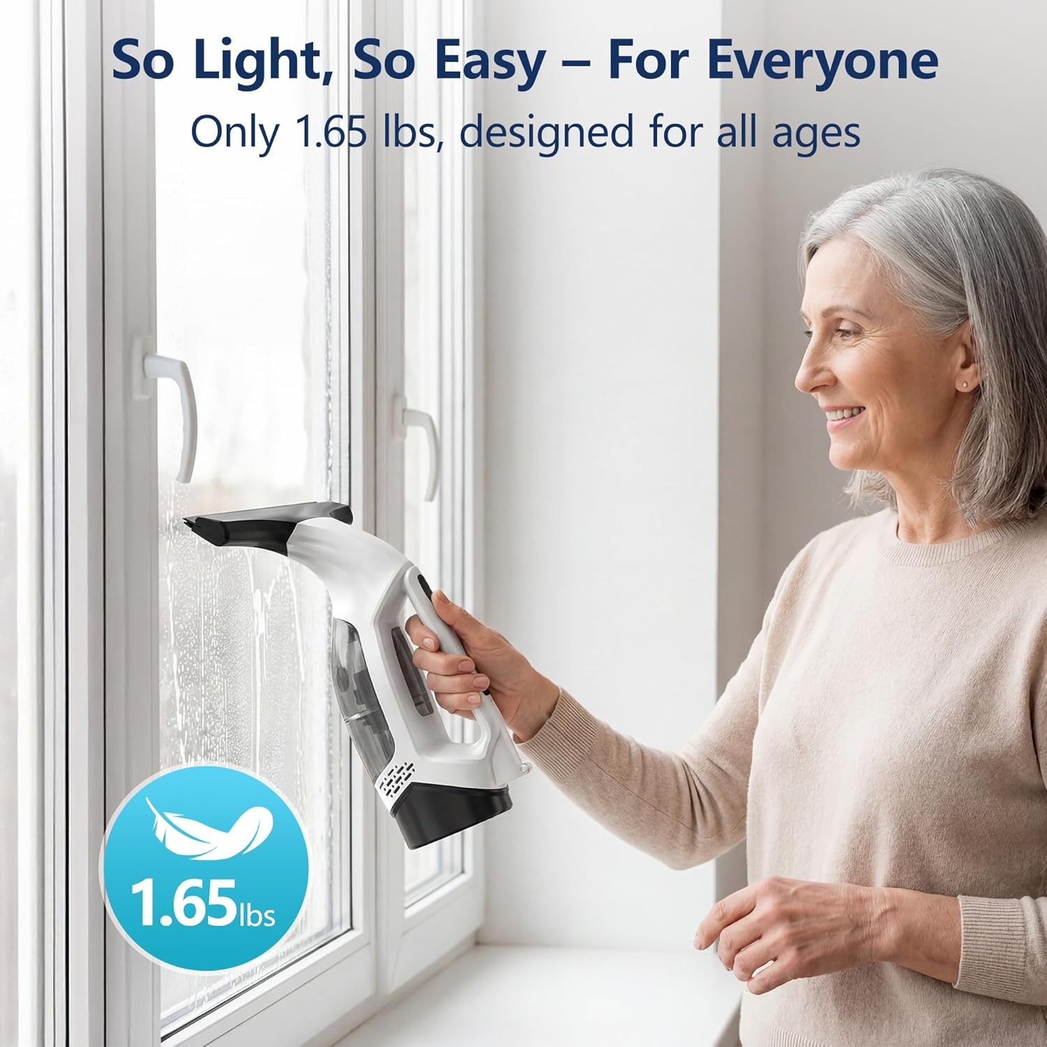 2000Pa Handheld Window Vacuum  - Power Tools Set recensione e prezzo