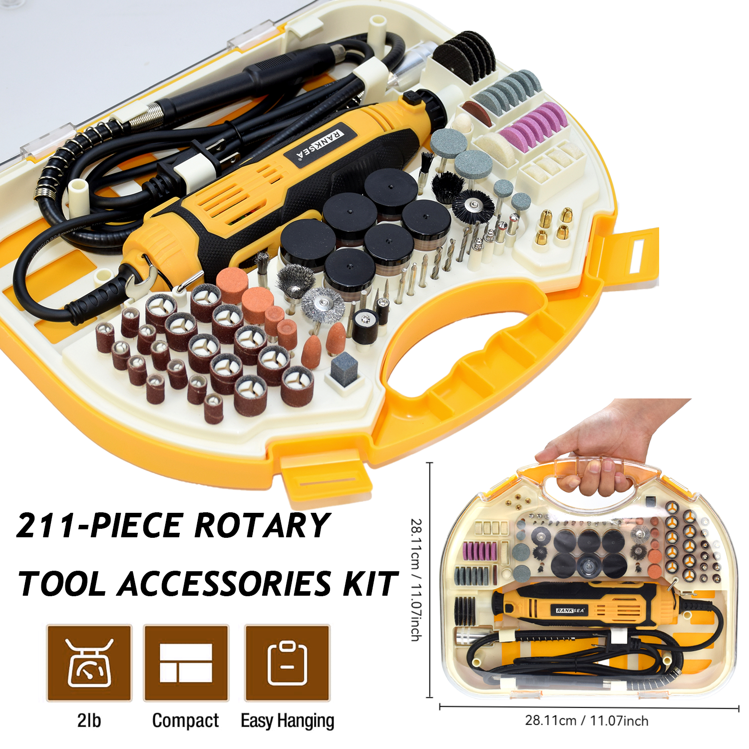 Rotary Tool Kit, Equipped With - Rotary Tool Kit recensione e prezzo