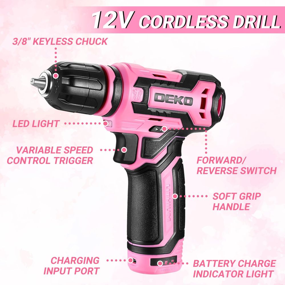 Tool Kit Box Drill Set Home Me - Power Tools Combo Kits recensione e prezzo