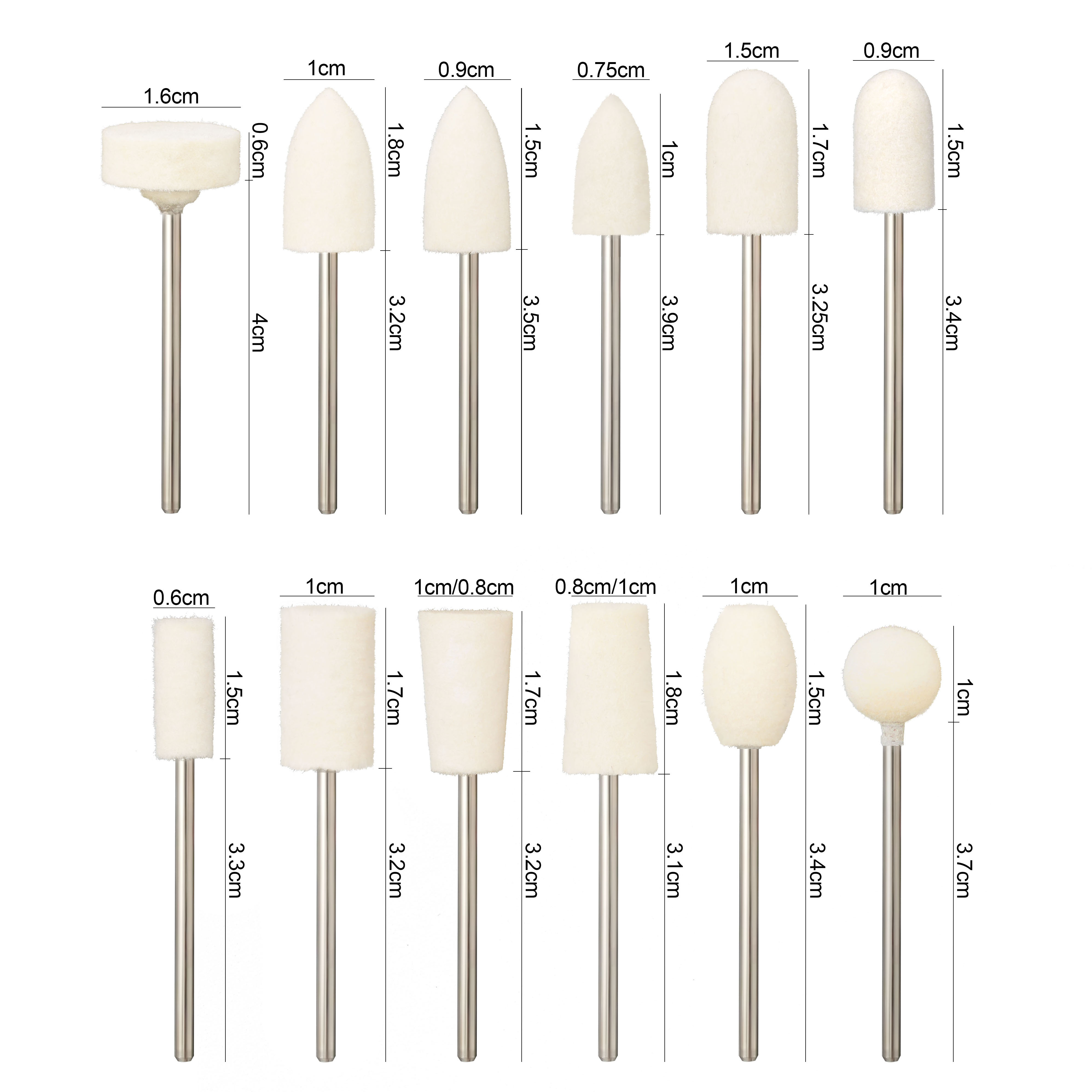 12Pcs/Box Wool Felt Mounted Po - Rotary Tool Kit recensione e prezzo