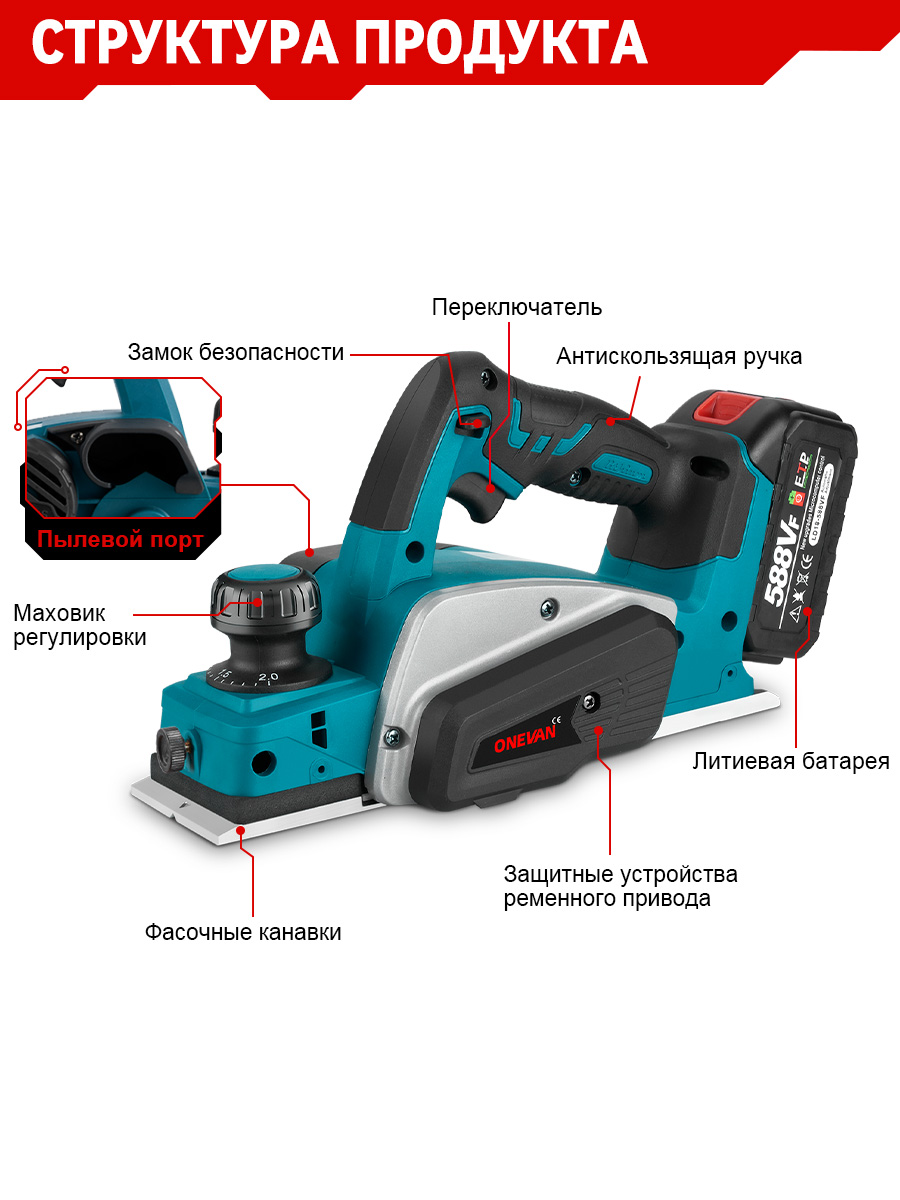 1000w Cordless Mini Wood Handh - Planer Handheld Electric recensione e prezzo