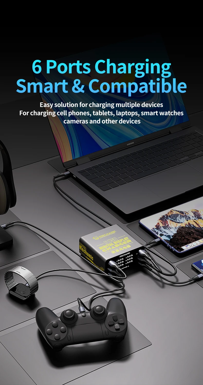 MECHANIC 6-Port USB fast charg - Power Tools Toolstation recensione e prezzo