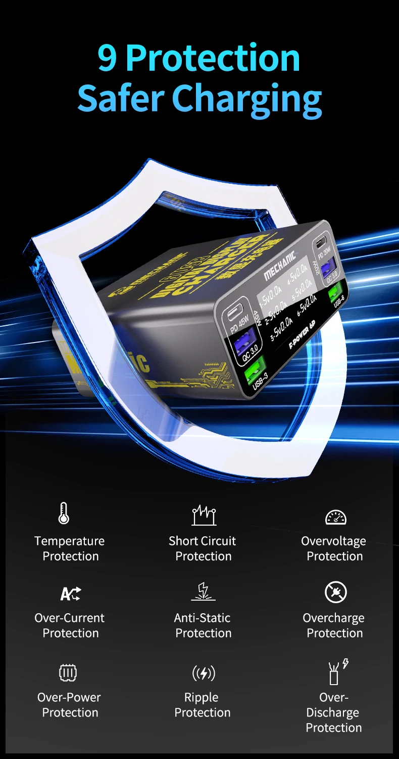 MECHANIC 6-Port USB fast charg - Power Tools Toolstation recensione e prezzo