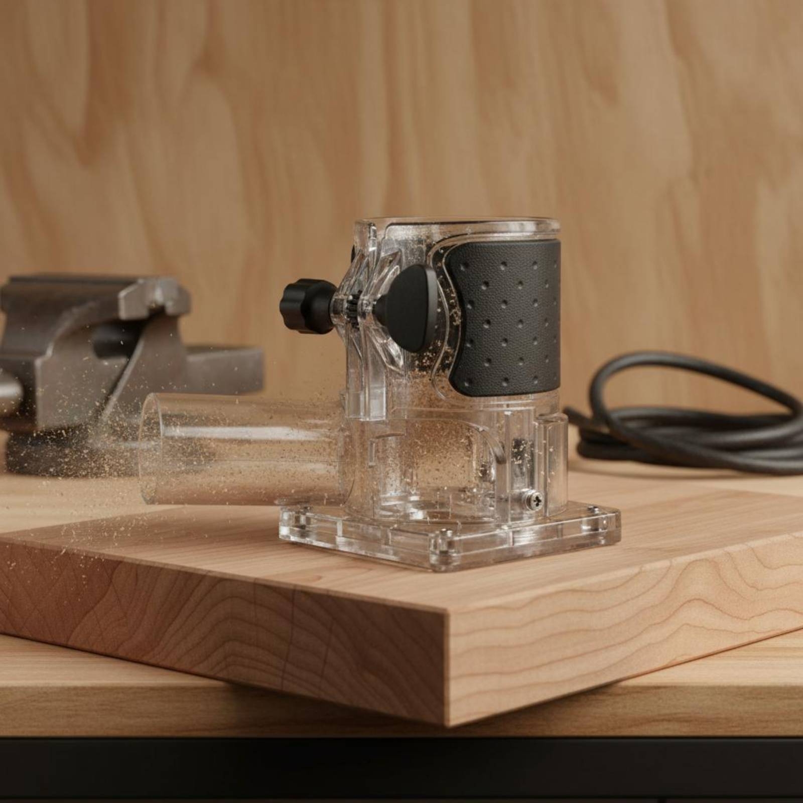 Transparent Router Dust Hood W - Router Trim Base recensione e prezzo